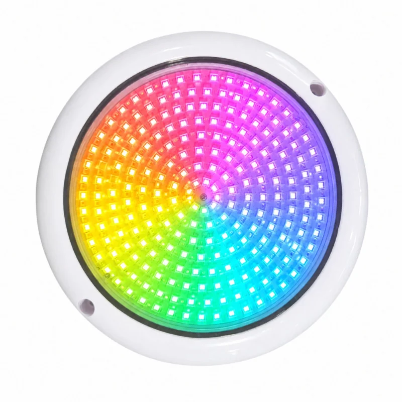 Foco LED para Piscina de Superfície | 15W 12V AC | RGB ON/OFF | Gama Premium White