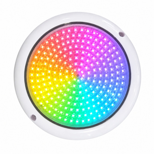 Foco LED para Piscina de Superfície | 15W 12V AC | RGB ON/OFF | Gama Premium White