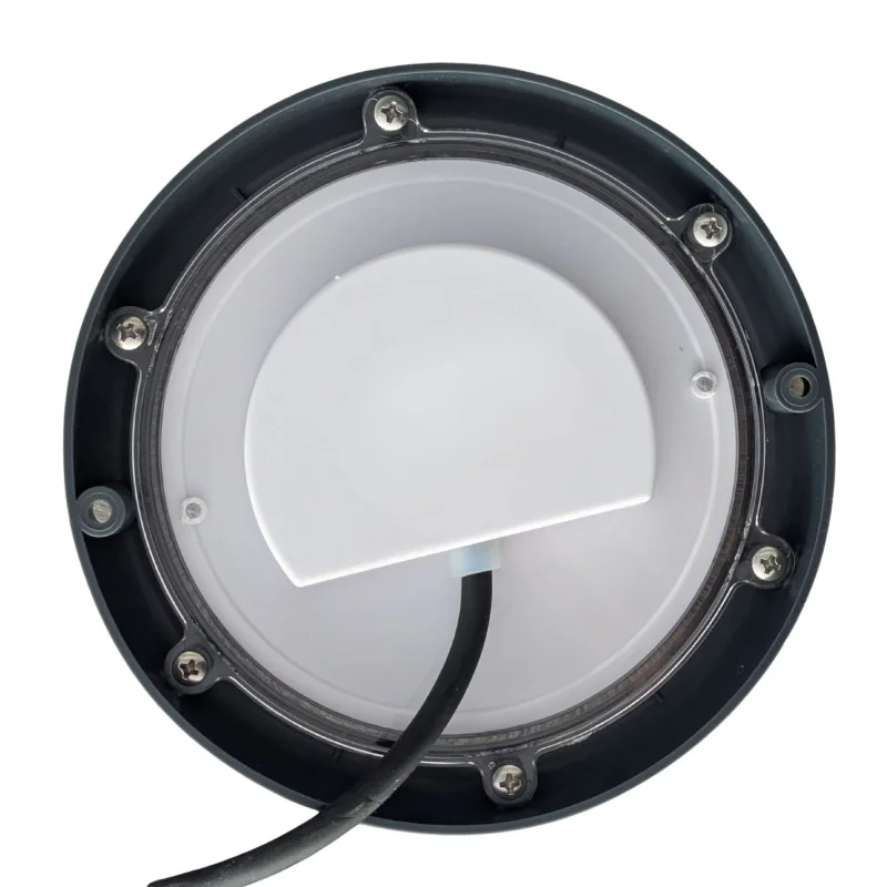 Surface LED Pool Spotlight 15W 12V AC | 6000K Premium Black