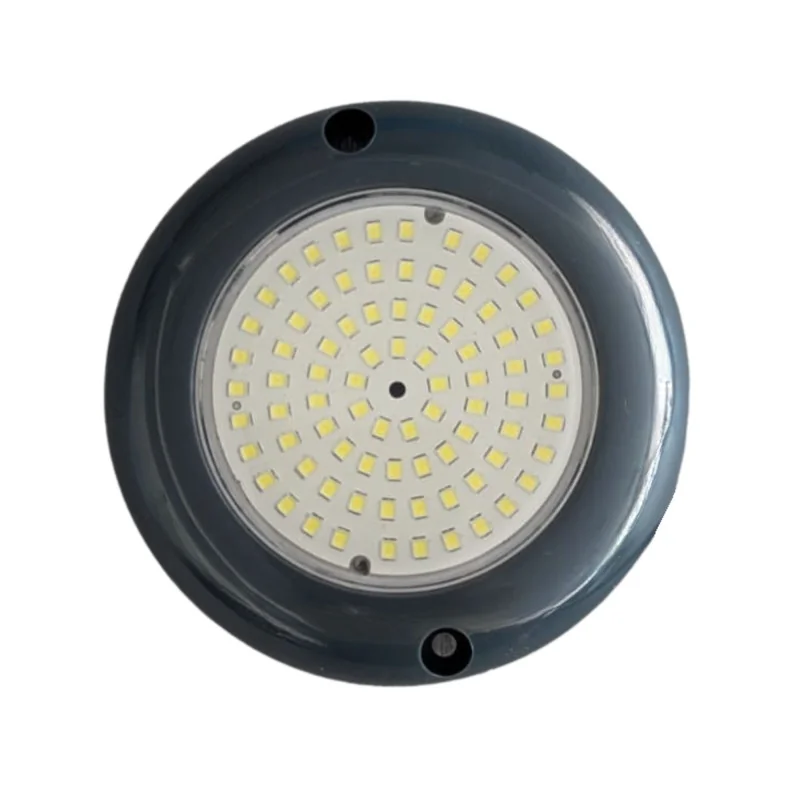 Foco LED Piscina Superficie 6W 12V AC Blanco Frío Ø105 mm