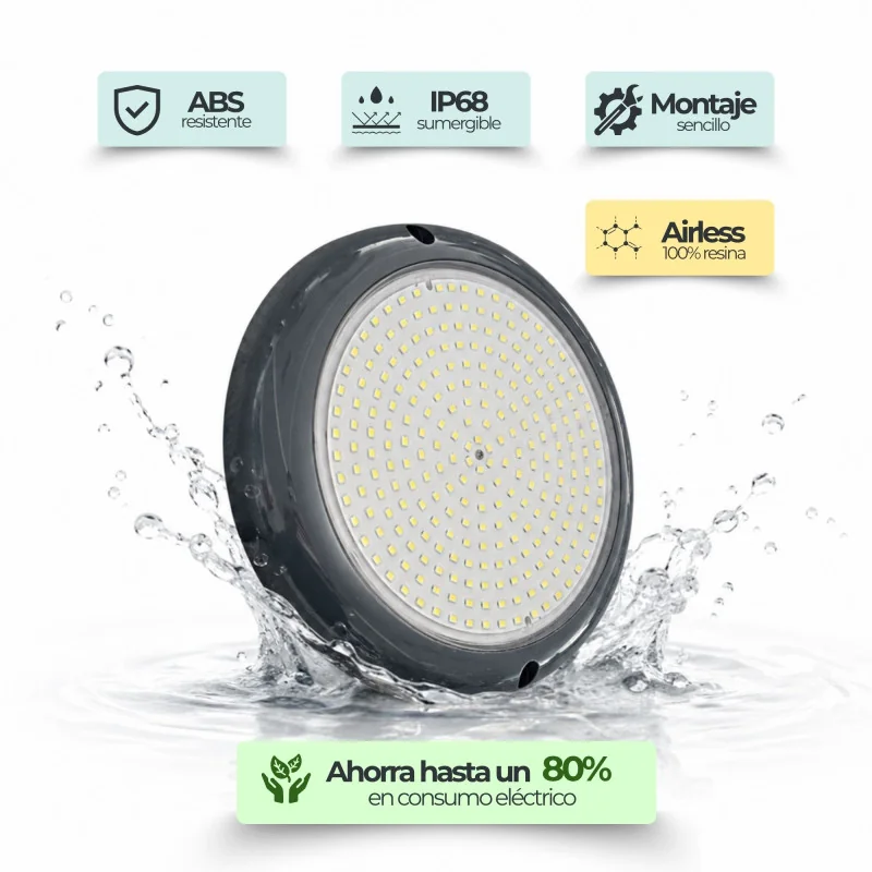 Foco de Piscina RGB Airless 35W - Iluminación LED