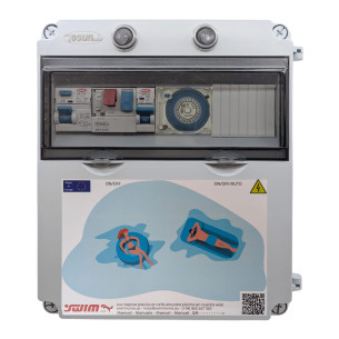 Electrical Panel with 12V AC Transformer | Swim Home