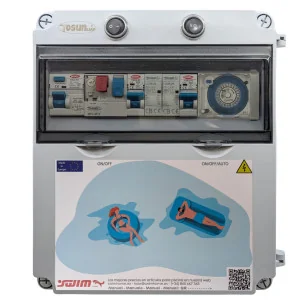 Electrical Control Panel with Contactor for Motor and Chlorinator | Swimhome