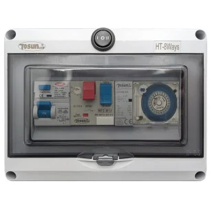 Painel Eléctrico da Piscina com contactor e Guarda Motor Compacto