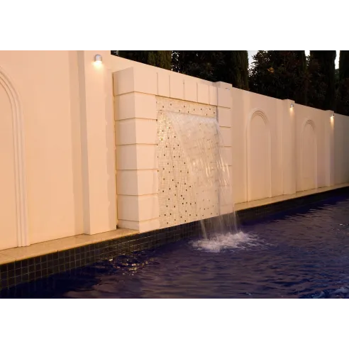 Cascade acrylique encastrée Sans LED toutes tailles - 9