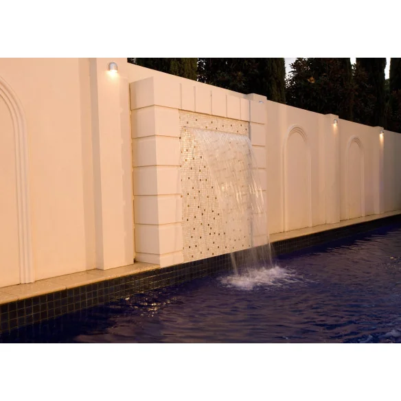 Cascata acrílica encastrada sem LED de todos os tamanhos - 9