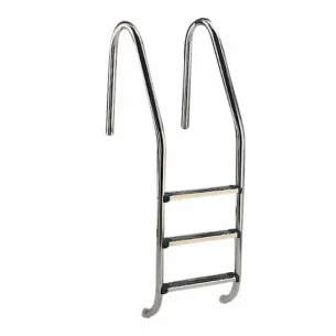 Salt water pool ladder