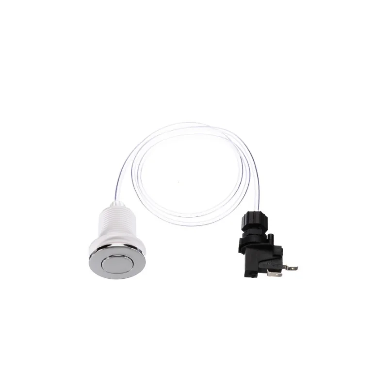Pneumatic pushbutton pack with switch - 1