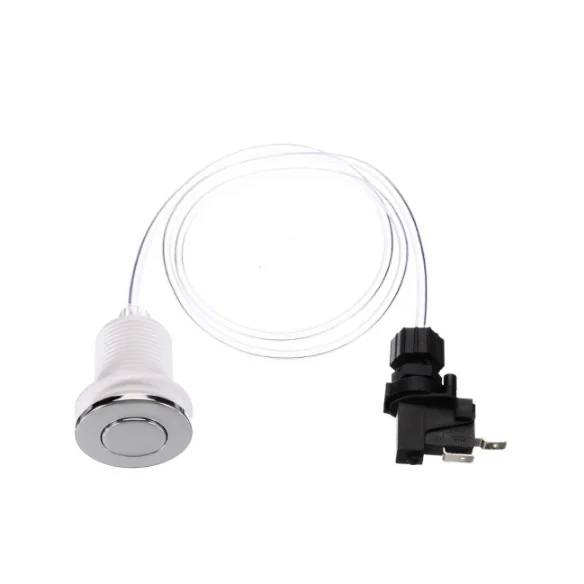 Pneumatic pushbutton pack with switch - 1