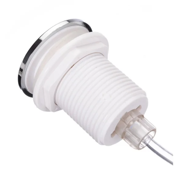 Bouton-poussoir pneumatique chromé - 2