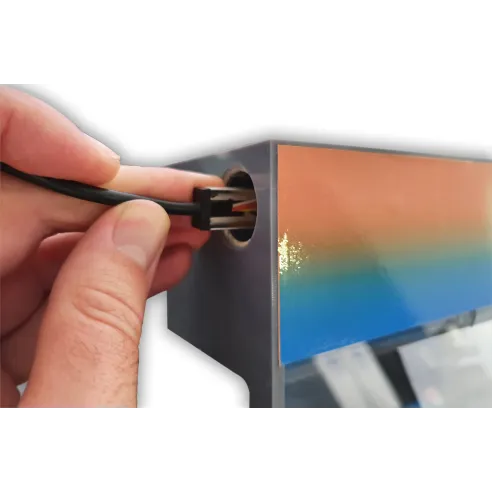 Cascade acrylique encastrée Avec LED, alimentation et télécommande toutes tailles - 4