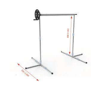 Enrollador para piscina elevada 2