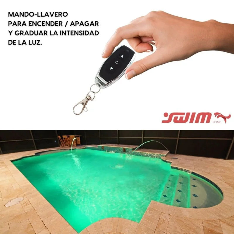 Pack 2 Spotlights Gama Basic LED White 35W 12V AC/DC for swimming pool with Power Supply and Remote Control - 10