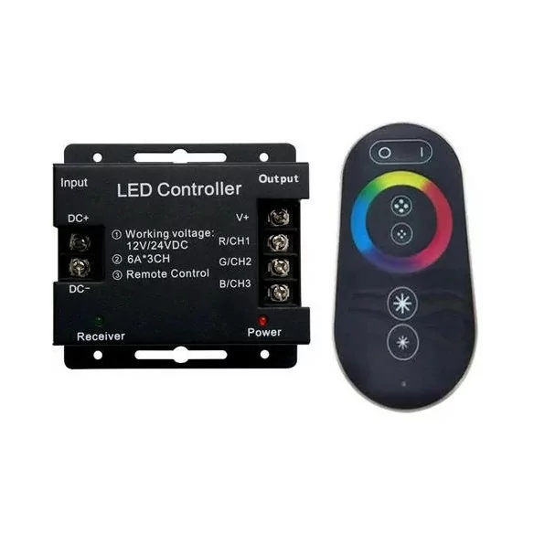  Foco LED para Piscina Ø12CM RGB 4 Hilos 6W + Mando Swimhome Focos más controlador