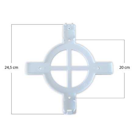 Lot de 2 projecteurs LED blanc chaud 35W 12V AC/DC pour piscine avec alimentation et télécommande - 3