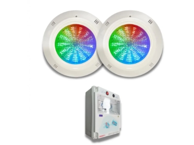 pacote de iluminação para piscinas